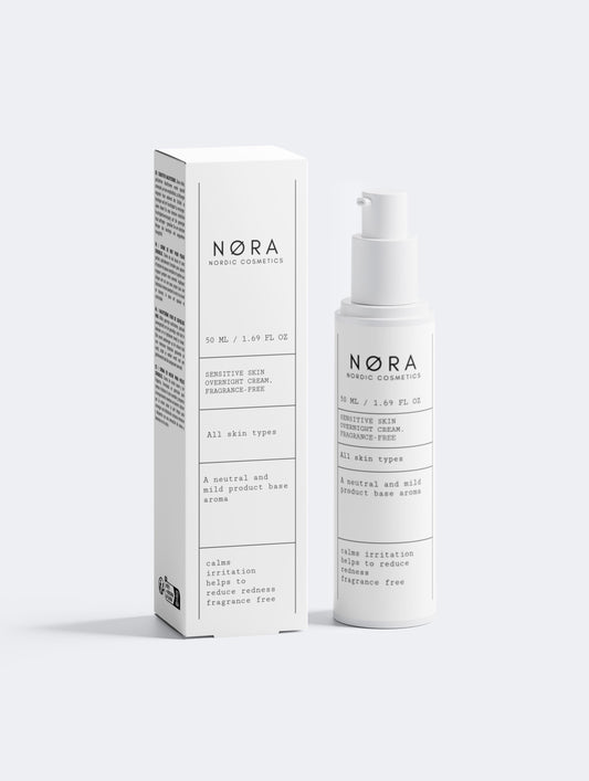 Sensitive Skin Overnight Cream, Fragrance-Free - 50 ml